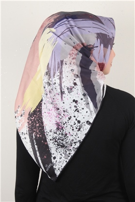 Pamuklu Soft Eşarp 3307-6 Sütlü Kahve