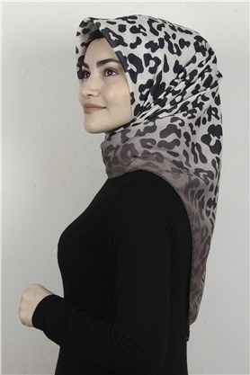 Pamuklu Soft Eşarp 3317-1 Sütlü Kahve