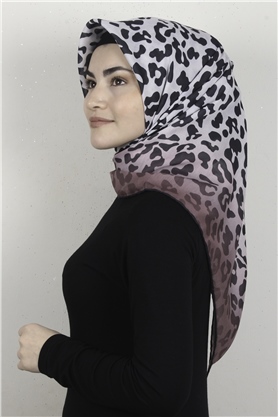 Pamuklu Soft Eşarp 3317-3 Pudra