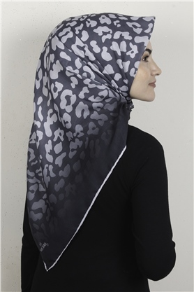 Pamuklu Soft Eşarp 3317-4 Füme