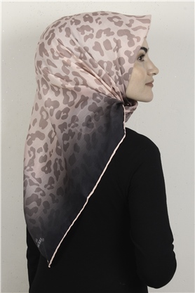 Pamuklu Soft Eşarp 3317-7 Pudra