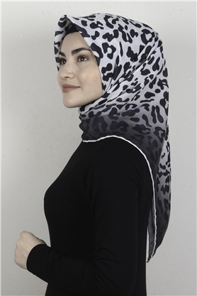 Pamuklu Soft Eşarp 3317-9 Siyah