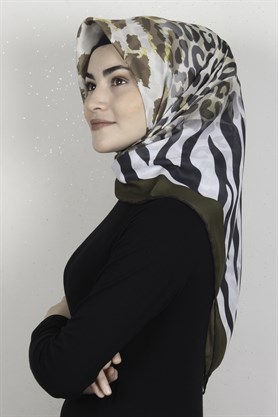 Pamuklu Soft Eşarp 3318-1 Karamel