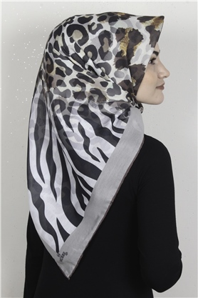 Pamuklu Soft Eşarp 3318-3 Taş