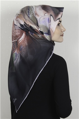 Pamuklu Soft Eşarp 3319-7 Siyah