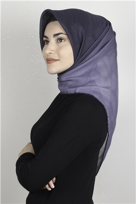 Pamuklu Soft Eşarp 3331-24 Lacivert