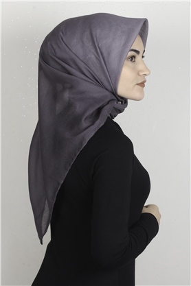 Pamuklu Soft Eşarp 3331-25 Duman