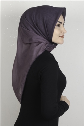 Pamuklu Soft Eşarp 3331-29 Mor