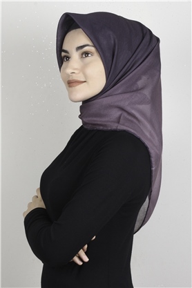 Pamuklu Soft Eşarp 3331-29 Mor