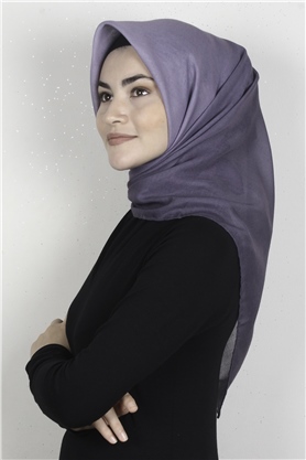 Pamuklu Soft Eşarp 3331-33 Lila