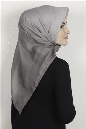 Pamuklu Soft Eşarp 3331-34 Açık Taş