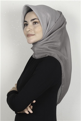 Pamuklu Soft Eşarp 3331-34 Açık Taş