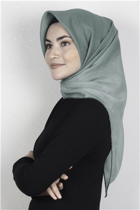 Pamuklu Soft Eşarp 3331-36 Mint Yeşili