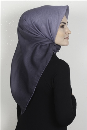 Pamuklu Soft Eşarp 3331-37 Mavi