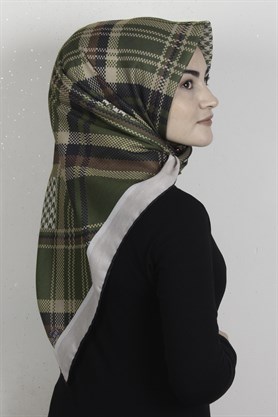 Pamuklu Soft Eşarp 3335-10 Fıstık Yeşili