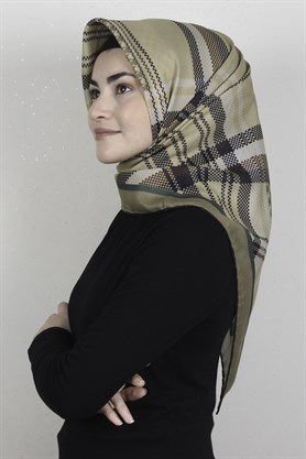 Pamuklu Soft Eşarp 3335-16 Hardal