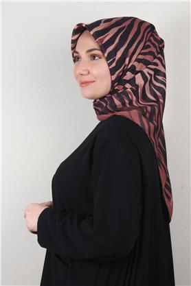 Pamuklu Soft Eşarp 3338-10 Şeftali