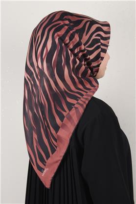 Pamuklu Soft Eşarp 3338-10 Şeftali