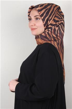 Pamuklu Soft Eşarp 3338-4 Bal Kabağı