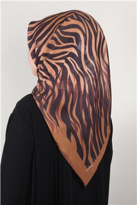 Pamuklu Soft Eşarp 3338-4 Bal Kabağı