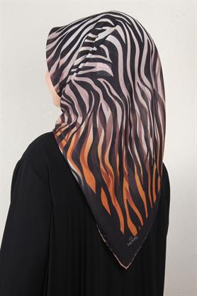 Pamuklu Soft Eşarp 3338-5 Turuncu