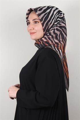 Pamuklu Soft Eşarp 3338-5 Turuncu