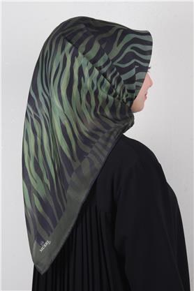 Pamuklu Soft Eşarp 3338-6 Yeşil