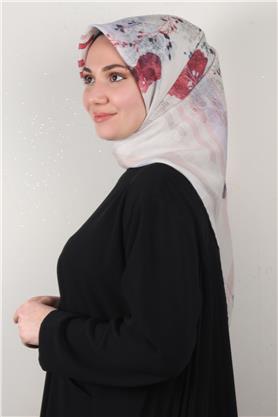 Pamuklu Soft Eşarp 3339-10 Lacivert