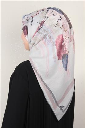 Pamuklu Soft Eşarp 3339-3 Taş