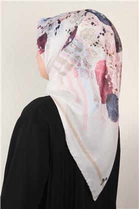 Pamuklu Soft Eşarp 3339-9 Pembe