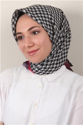 Pamuklu Soft Eşarp 3340-1 Fuşya