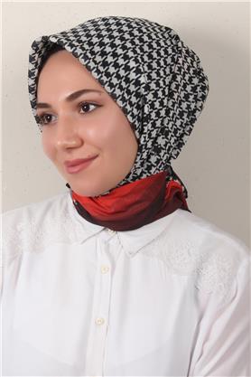 Pamuklu Soft Eşarp 3340-6 Kırmızı