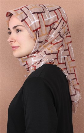 Pamuklu Trend Eşarp 1721-18