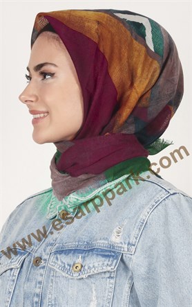Pamuklu Trend Eşarp 1721-8