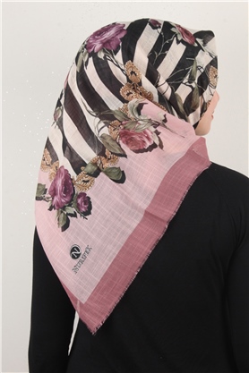 Pamuklu Trend Eşarp 9800-5 Pembe