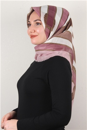 Pamuklu Trend Eşarp 9801-10 Pembe