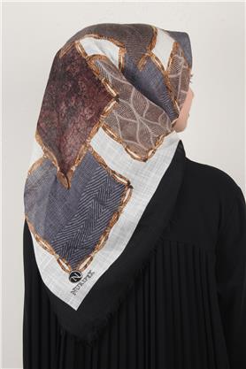 Pamuklu Trend Eşarp 9803-2 Siyah