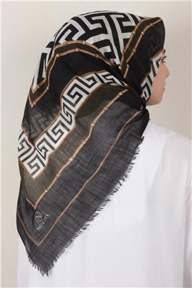 Pamuklu Trend Eşarp 9807-10 Haki