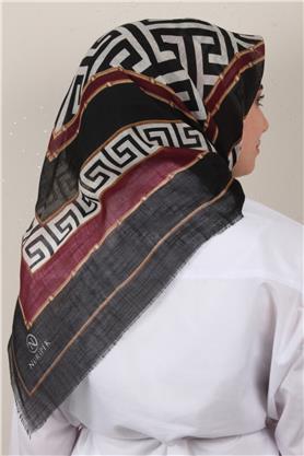 Pamuklu Trend Eşarp 9807-3 Bordo