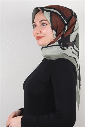 Pamuklu Trend Eşarp 9900-6 Mint Yeşili