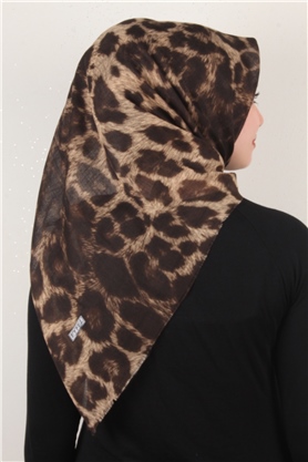 Pamuklu Trend Eşarp 9901-1 Sütlü Kahve