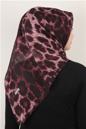 Pamuklu Trend Eşarp 9901-2 Mürdüm