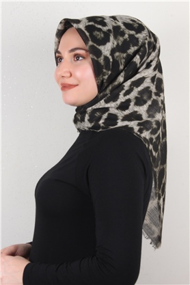 Pamuklu Trend Eşarp 9901-3 Haki