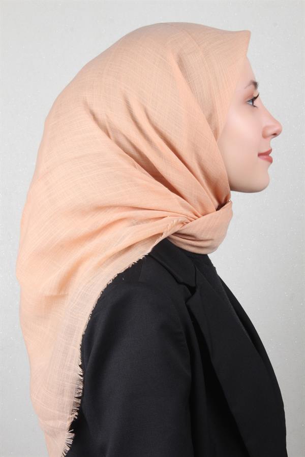 Pamuklu Trend Eşarp 9914-57 Somon