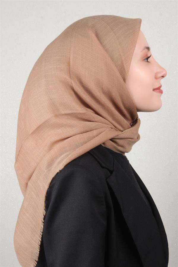 Pamuklu Trend Eşarp 9914-60 Sütlü Kahve