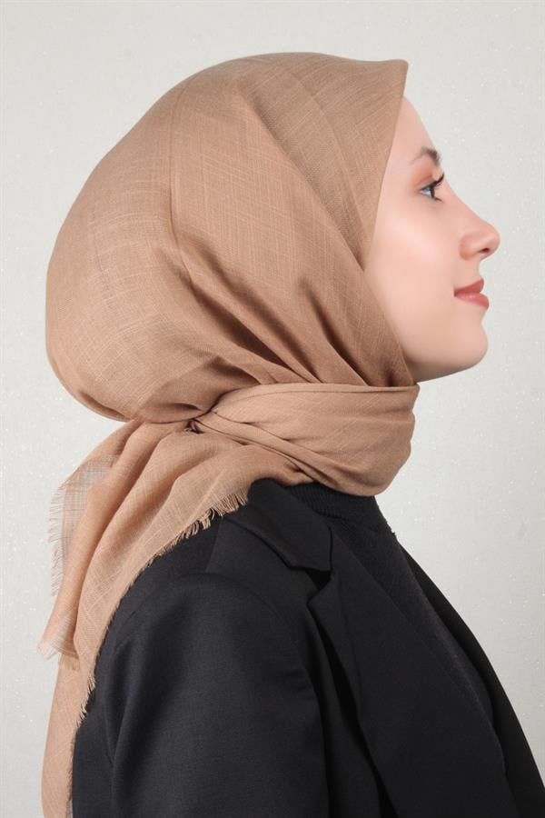 Pamuklu Trend Eşarp 9914-60 Sütlü Kahve