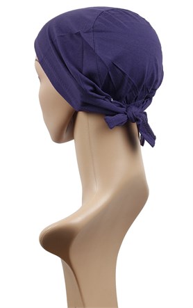 Penye Eşarp Bonesi 251-24 Mor