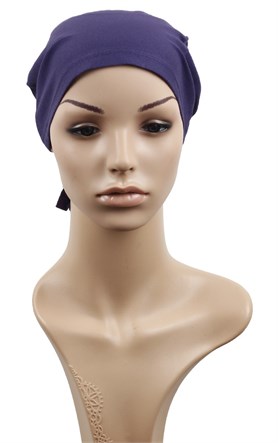 Penye Eşarp Bonesi 251-24 Mor