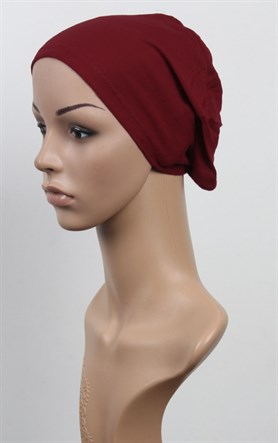 Penye Eşarp Bonesi 251-41 Bordo