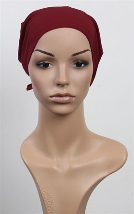 Penye Eşarp Bonesi 251-41 Bordo